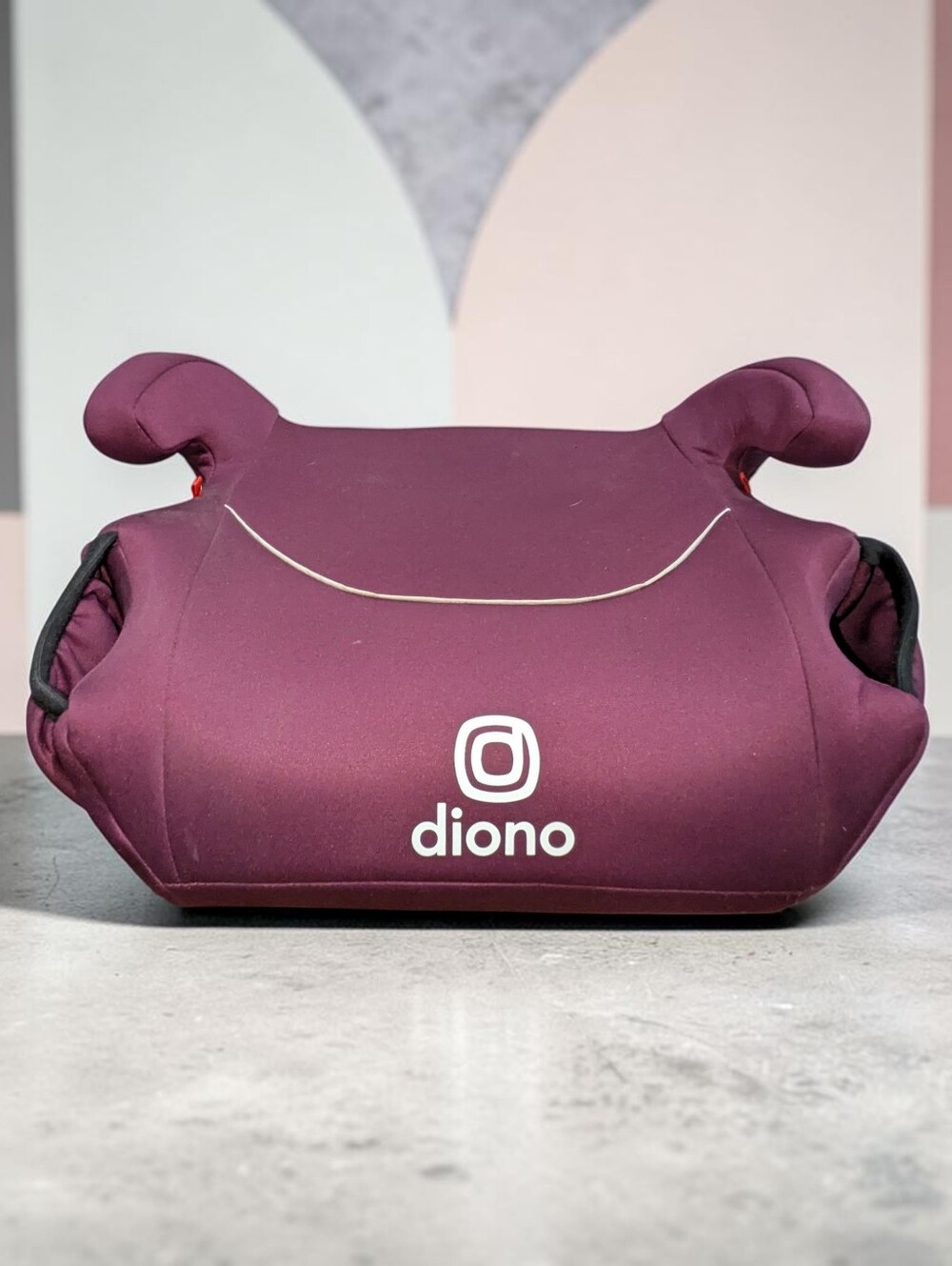 Diono Solana, No Latch, Backless Booster Seat - Plum